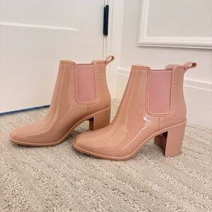 Elegant Blush Ankle Boots